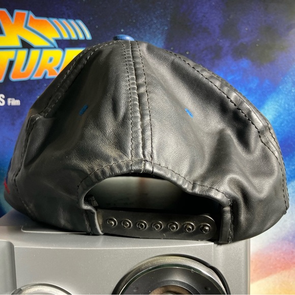 Vintage 80s New York Giants NFL branded football genuine leather snapback hat - Picture 4 of 9